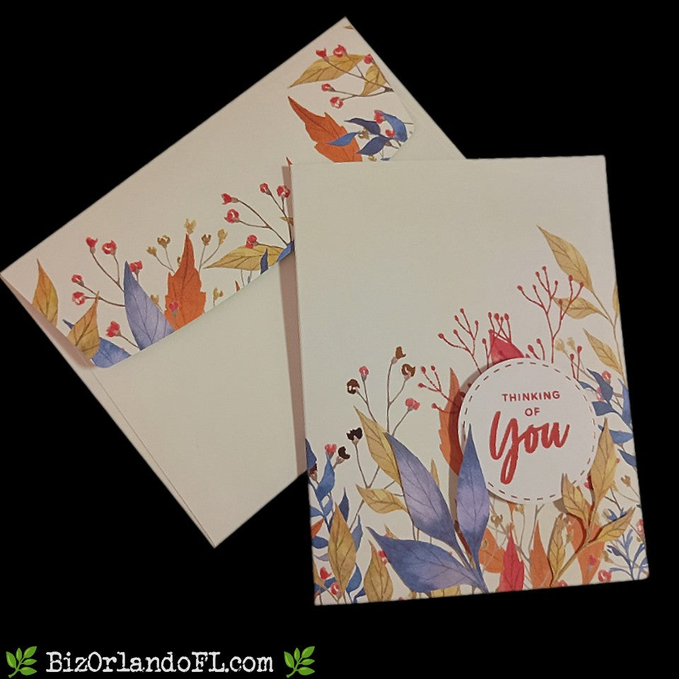 THINKING OF YOU: Thinking Of You Always Handmade Greeting Card by Kathryn McHenry