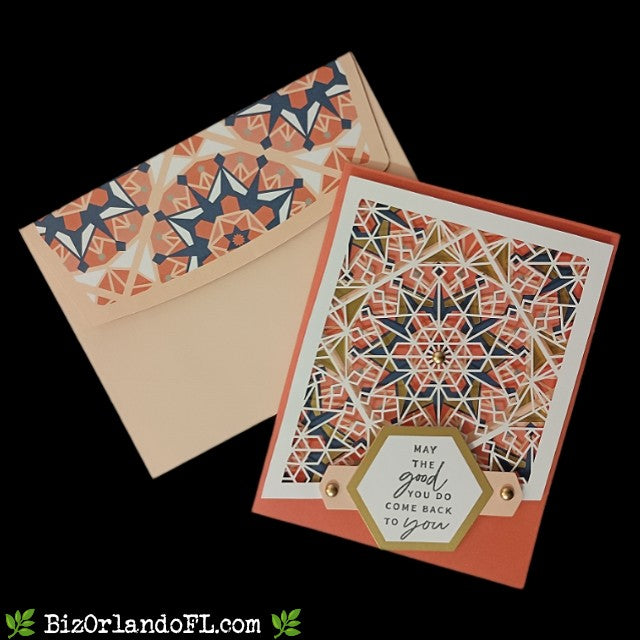 ENCOURAGEMENT: May The Good You Do Come Back To You Handcrafted Greeting Card by Kathryn McHenry