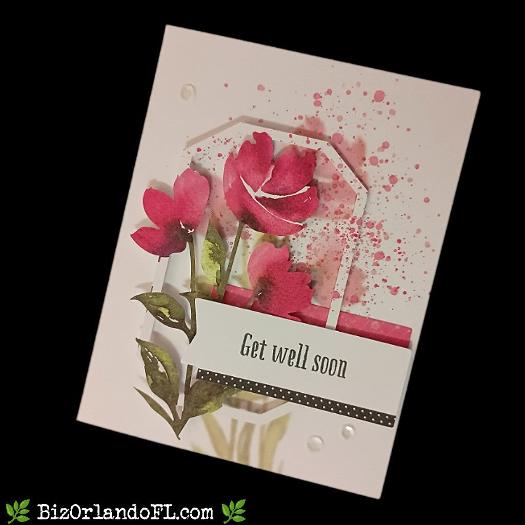 GET WELL SOON: Get Well Soon Handmade Greeting Card by Kathryn McHenry