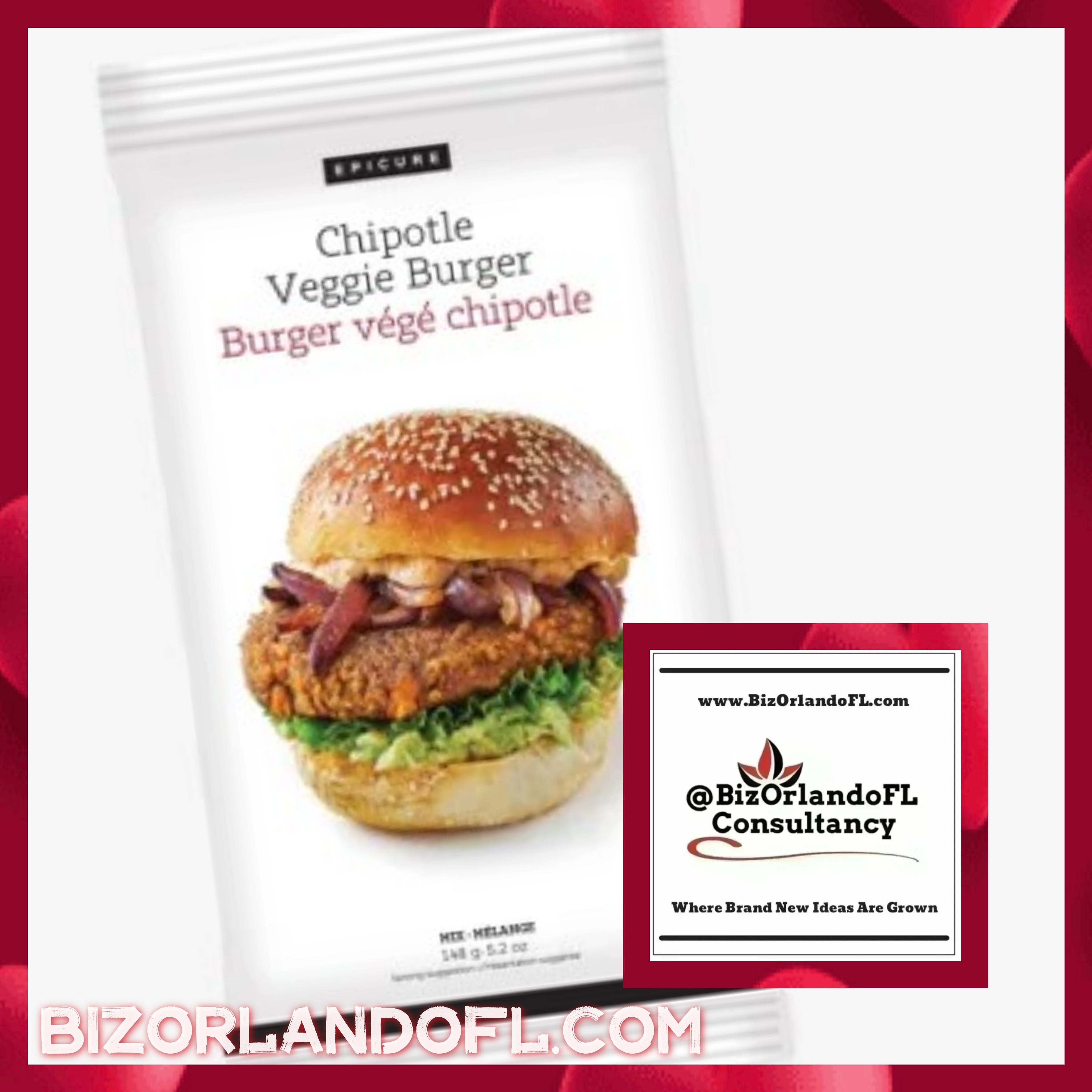 Epicure Chipotle Veggie Burger (Individual Pack)