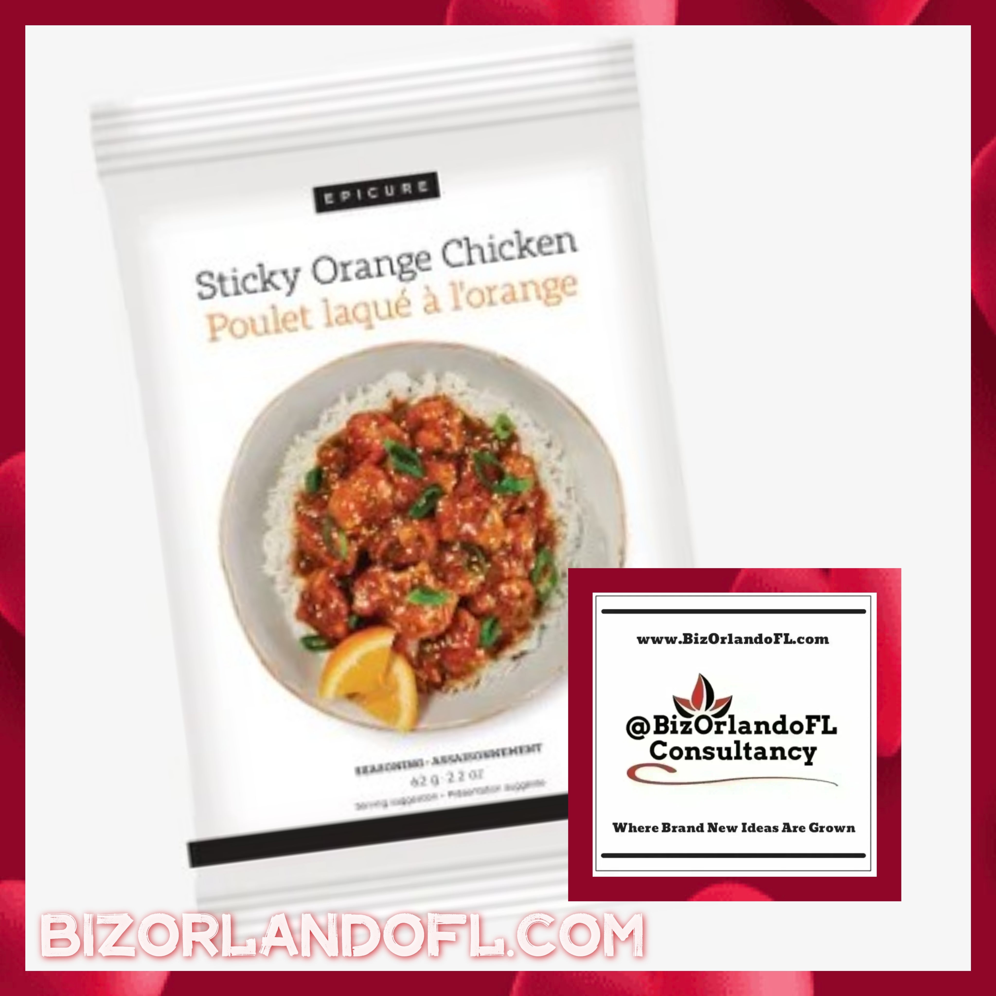 Epicure Sticky Orange Chicken (Individual Pack)