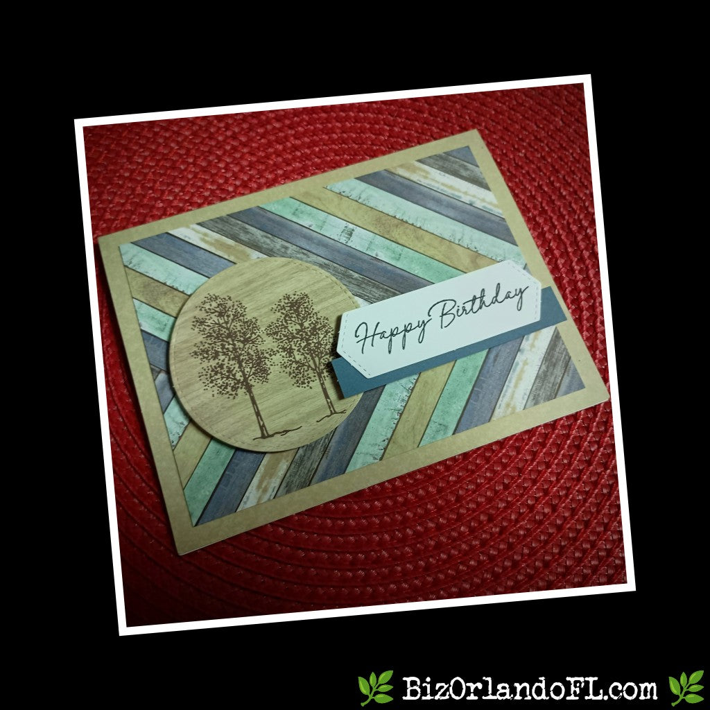 BIRTHDAY: Happy Birthday Handcrafted Greeting Card by Kathryn McHenry