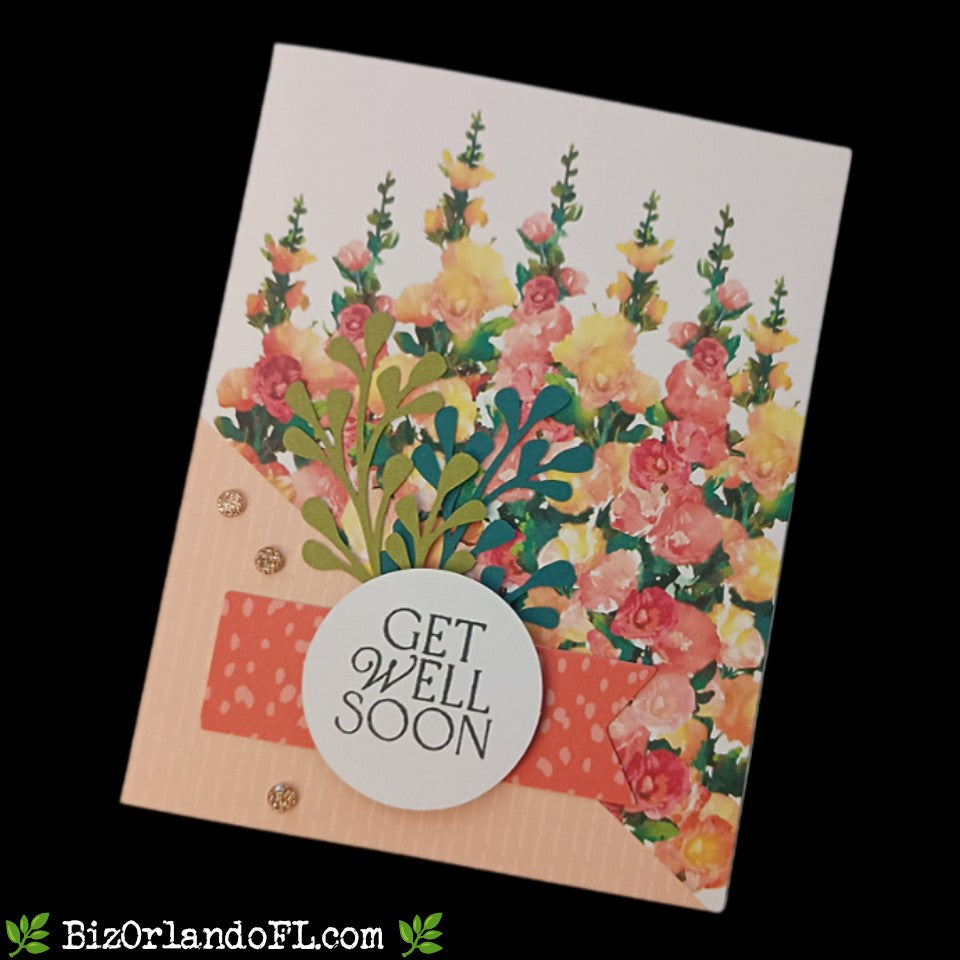 GET WELL SOON: Get Well Soon Handmade Greeting Card by Kathryn McHenry