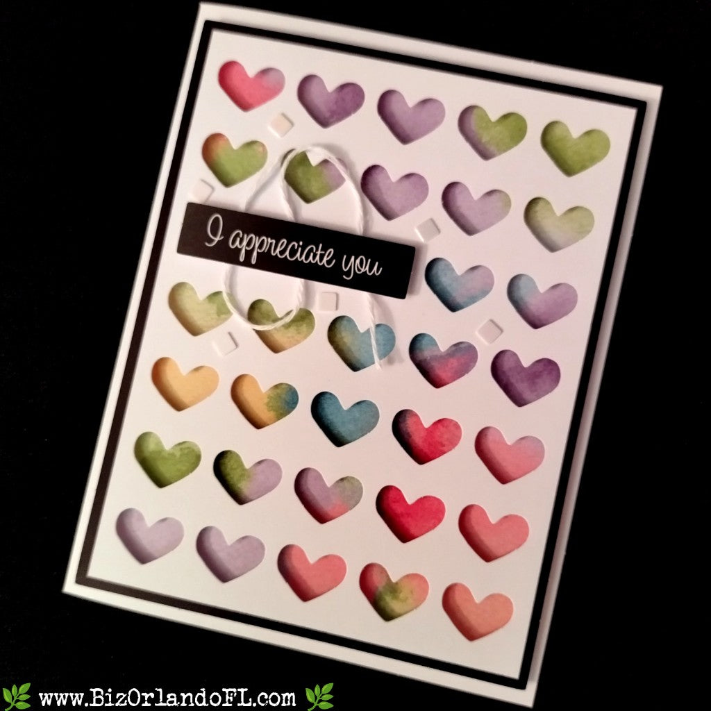 ENCOURAGEMENT: I Appreciate You Handcrafted Greeting Card by Kathryn McHenry